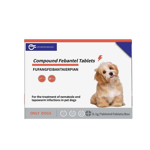 0.1g Compound Febantel Tablets for dogs