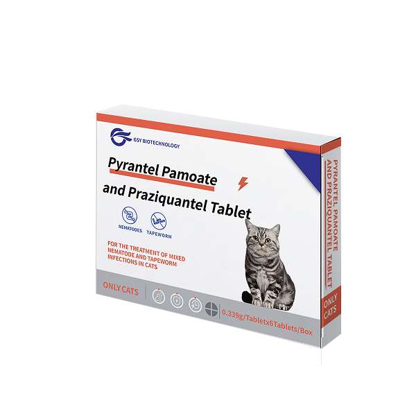 0.339g For cats Pyrantel Pamoate and Praziquantel Tablets 