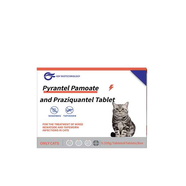 0.339g For cats Pyrantel Pamoate and Praziquantel Tablets 