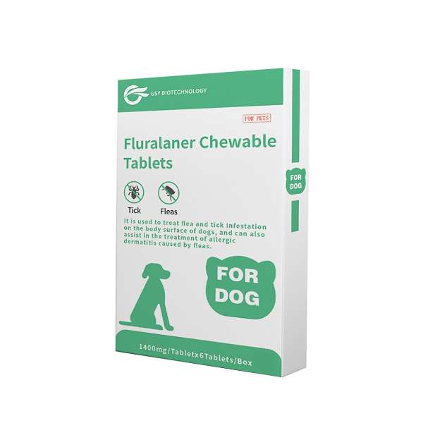 1400 mg Fluralaner Chewable Tablets for dogs