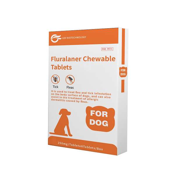 250 mg Fluralaner Chewable Tablets for dogs