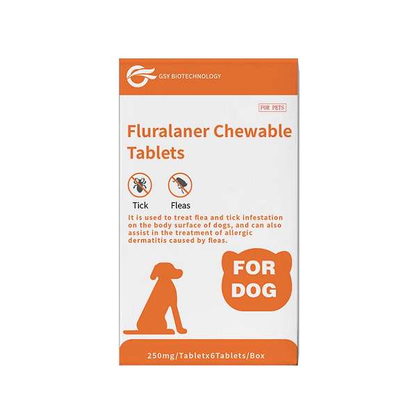 250 mg Fluralaner Chewable Tablets for dogs