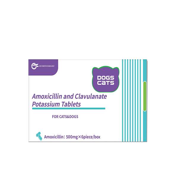 500mg For cats and dogs Amoxicillin and Clavulanate Potassium Tablets.jpg