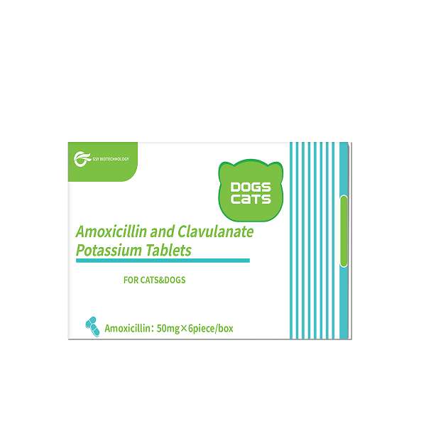 50mg Amoxicillin and Clavulanate Potassium Tablets