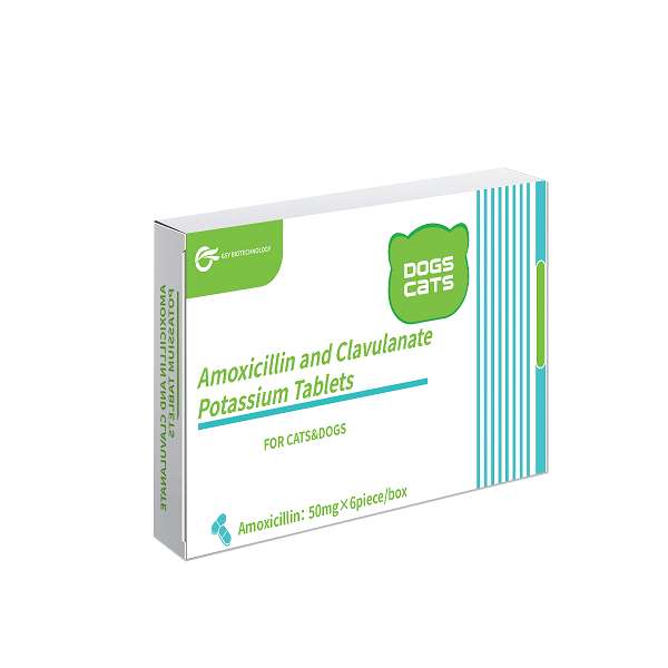 50mg Amoxicillin and Clavulanate Potassium Tablets