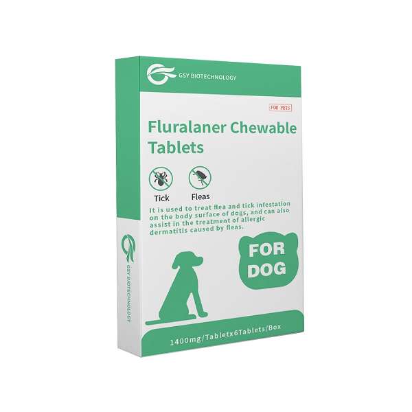 1400 mg Fluralaner Chewable Tablets for dogs