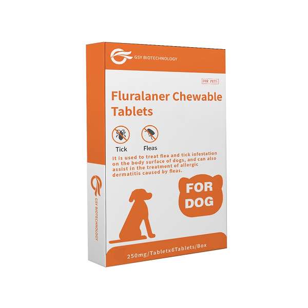 250 mg Fluralaner Chewable Tablets for dogs