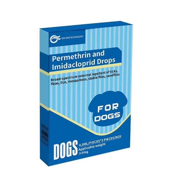 4.0 ml for dogs Permethrin and Imidacloprid Drops